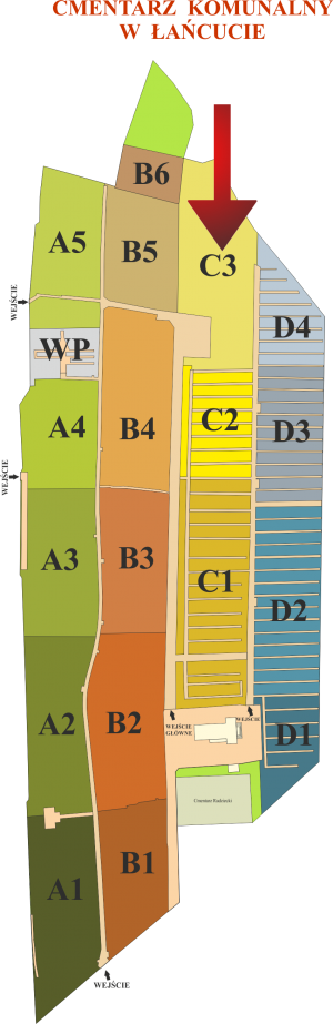 Brak mapy sektorowej