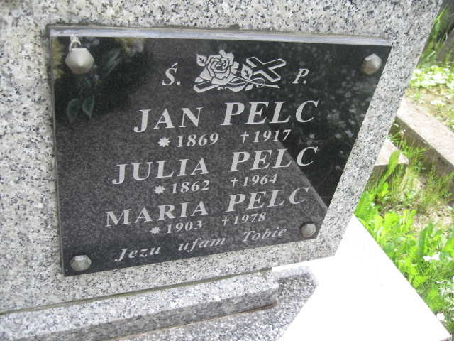 Jan Pelc 1869 Łańcut - Grobonet - Wyszukiwarka osób pochowanych