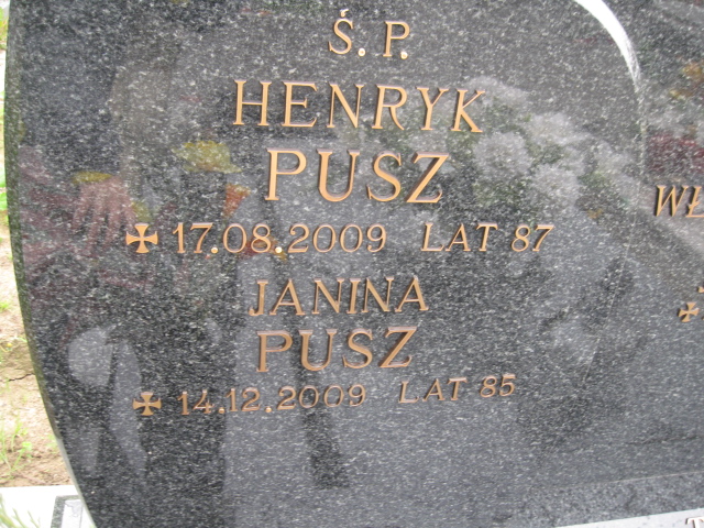 Henryk Pusz Łańcut - Grobonet - Wyszukiwarka osób pochowanych