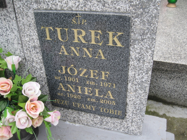 Aniela Turek 1920 Łańcut - Grobonet - Wyszukiwarka osób pochowanych