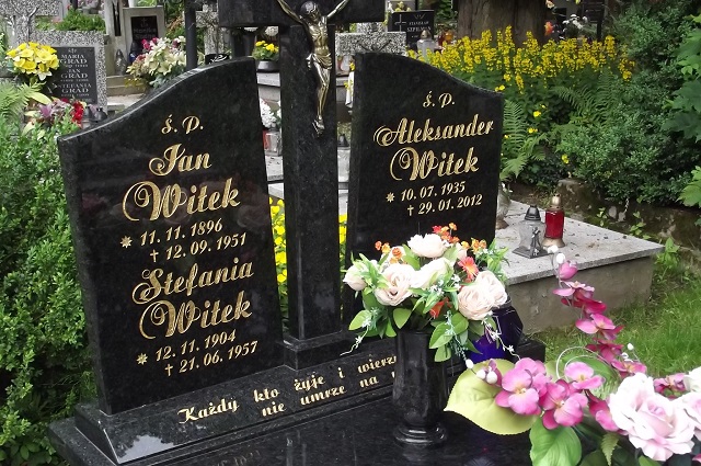 Grób Aleksander Witek