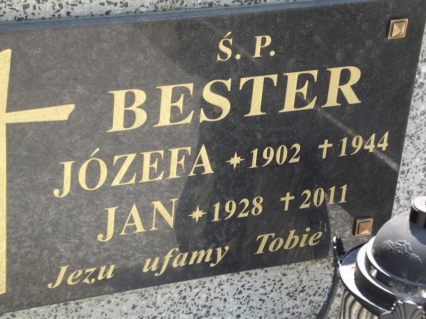 Józefa Bester 1902 Łańcut - Grobonet - Wyszukiwarka osób pochowanych