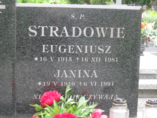 Eugeniusz Strad 1915 Łańcut - Grobonet - Wyszukiwarka osób pochowanych