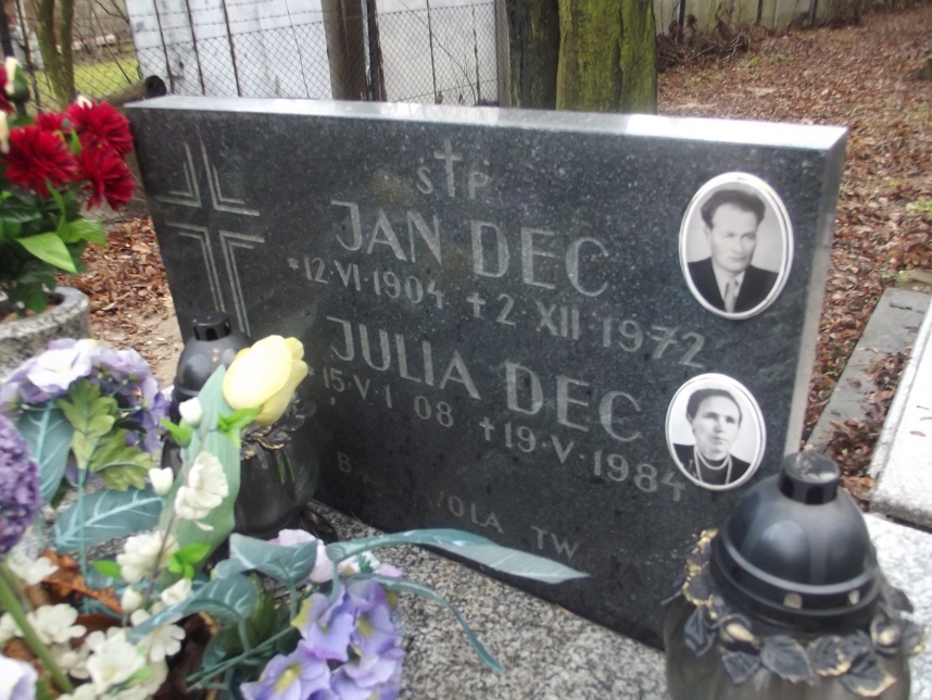 Julia Dec 1908 Łańcut - Grobonet - Wyszukiwarka osób pochowanych