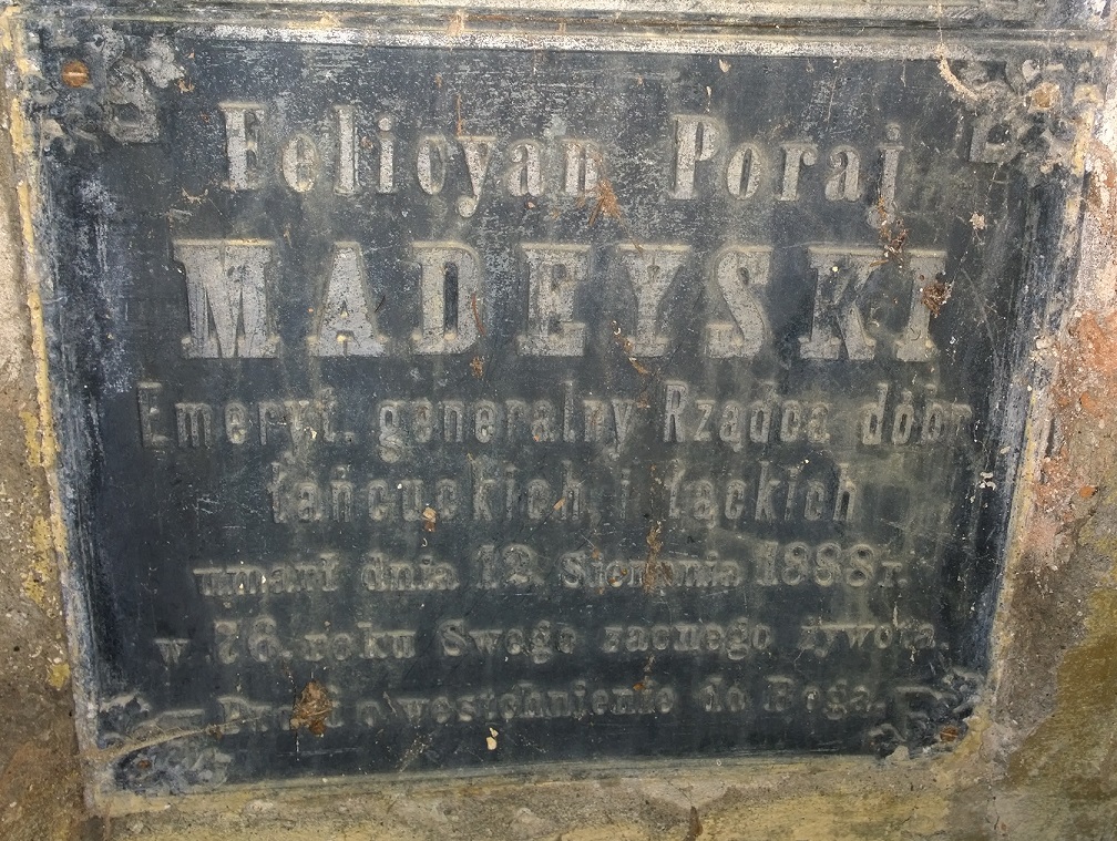 Józefa Madeyska 1847 Łańcut - Grobonet - Wyszukiwarka osób pochowanych