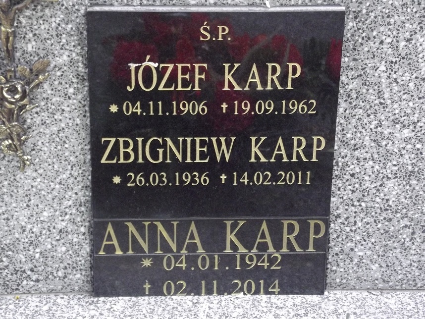 Anna Karp 1942 Łańcut - Grobonet - Wyszukiwarka osób pochowanych