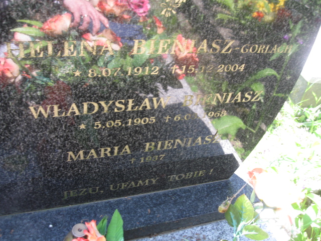 Helena Bieniasz 1912 Łańcut - Grobonet - Wyszukiwarka osób pochowanych