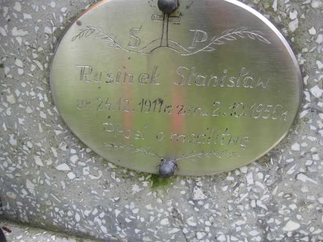Stanisław Rusinek 1911 Łańcut - Grobonet - Wyszukiwarka osób pochowanych