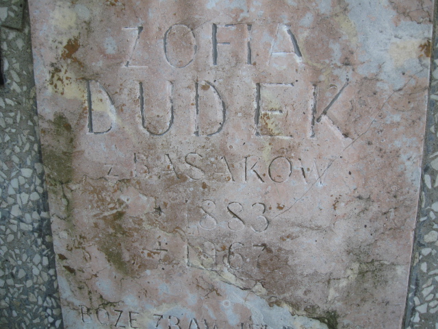 Zofia Dudek 1883 Łańcut - Grobonet - Wyszukiwarka osób pochowanych