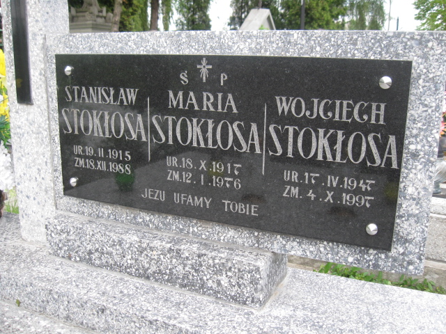 Grób Wojciech Stokłosa