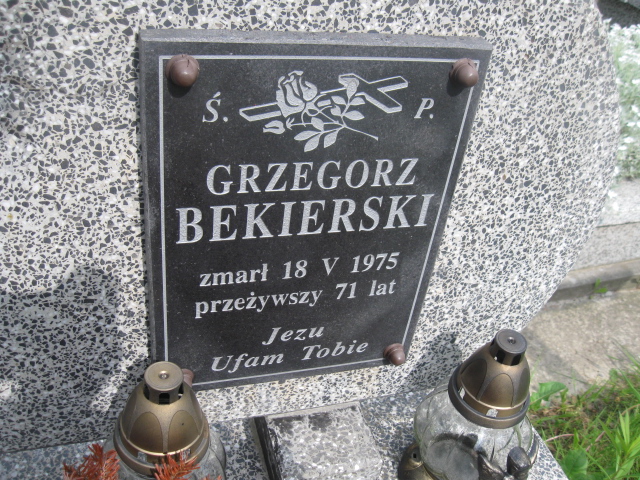 Grzegorz Bekierski Łańcut - Grobonet - Wyszukiwarka osób pochowanych
