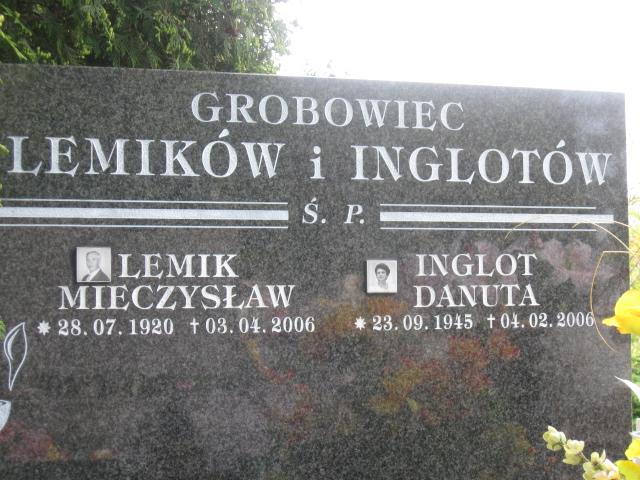Robert Inglot 1964 Łańcut - Grobonet - Wyszukiwarka osób pochowanych