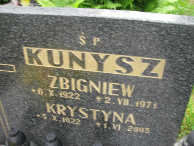 Zbigniew Kunysz 1922 Łańcut - Grobonet - Wyszukiwarka osób pochowanych