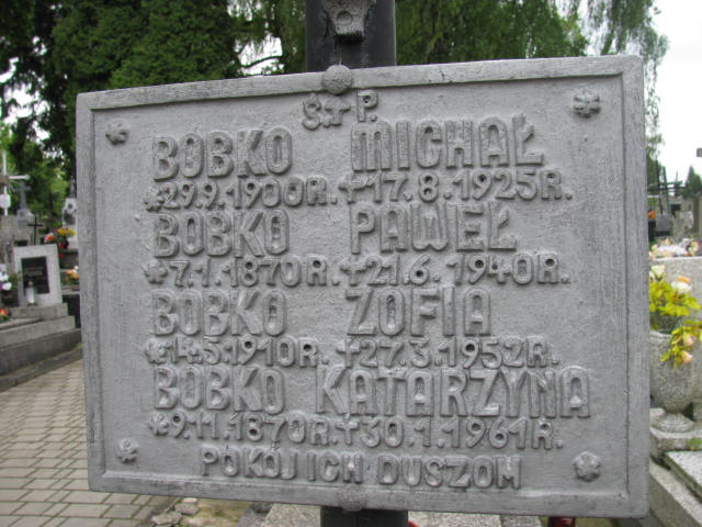 Katarzyna Bobko 1870 Łańcut - Grobonet - Wyszukiwarka osób pochowanych