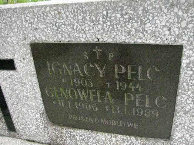 Ignacy Pelc 1903 Łańcut - Grobonet - Wyszukiwarka osób pochowanych