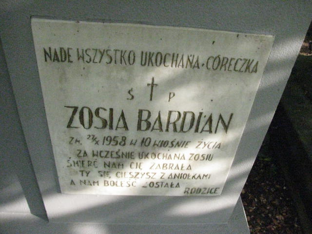 Zofia Bardian Łańcut - Grobonet - Wyszukiwarka osób pochowanych