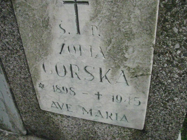 Zofia Górska 1898 Łańcut - Grobonet - Wyszukiwarka osób pochowanych