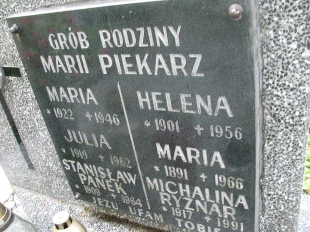 Michalina Ryznar 1917 Łańcut - Grobonet - Wyszukiwarka osób pochowanych