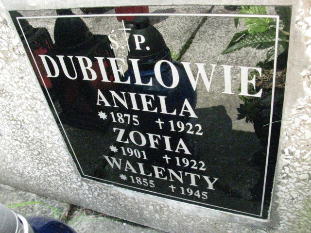 Aniela Dubiel 1875 Łańcut - Grobonet - Wyszukiwarka osób pochowanych