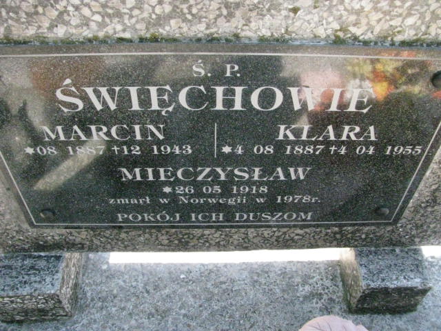 Marcin Święch 1887 Łańcut - Grobonet - Wyszukiwarka osób pochowanych