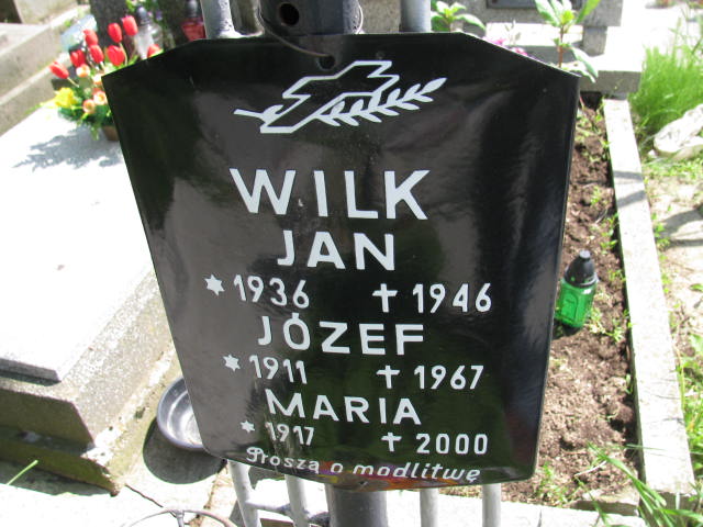 Jan Wilk 1936 Łańcut - Grobonet - Wyszukiwarka osób pochowanych