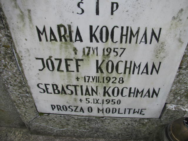 Józef Kochman 1928 Łańcut - Grobonet - Wyszukiwarka osób pochowanych