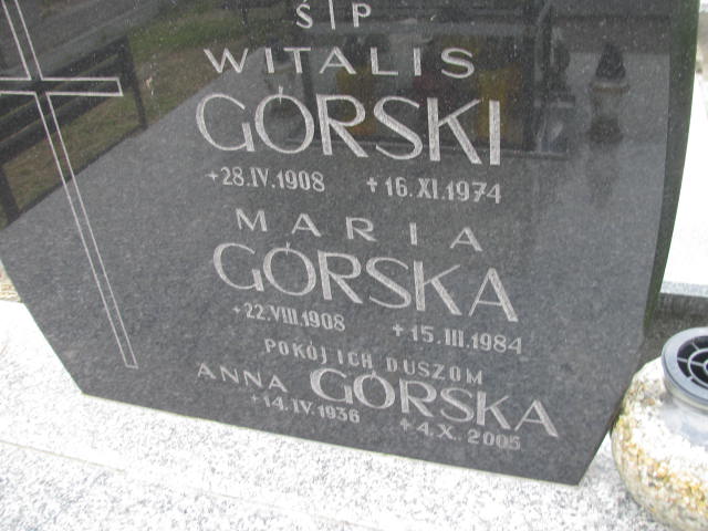 Grób Anna Górska