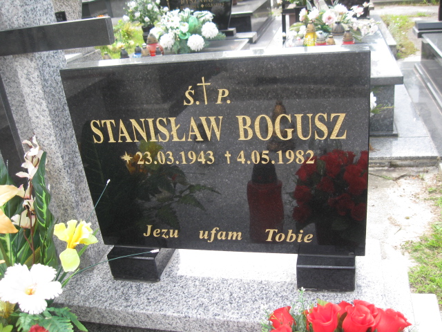 Stanisław Bogusz 1943 Łańcut - Grobonet - Wyszukiwarka osób pochowanych