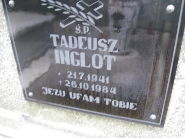Tadeusz Inglot 1941 Łańcut - Grobonet - Wyszukiwarka osób pochowanych