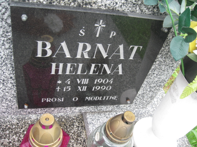 Helena Barnat 1904 Łańcut - Grobonet - Wyszukiwarka osób pochowanych