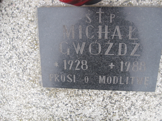 Michał Gwóźdź 1928 Łańcut - Grobonet - Wyszukiwarka osób pochowanych
