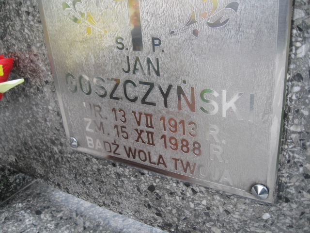 Jan Goszczyński 1913 Łańcut - Grobonet - Wyszukiwarka osób pochowanych
