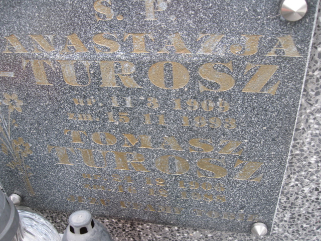 Tomasz Turosz 1906 Łańcut - Grobonet - Wyszukiwarka osób pochowanych