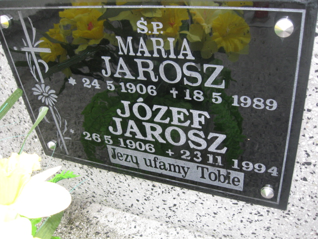 Maria Jarosz 1906 Łańcut - Grobonet - Wyszukiwarka osób pochowanych