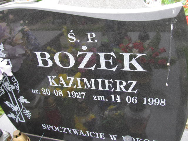 Elżbieta Bożek 1932 Łańcut - Grobonet - Wyszukiwarka osób pochowanych