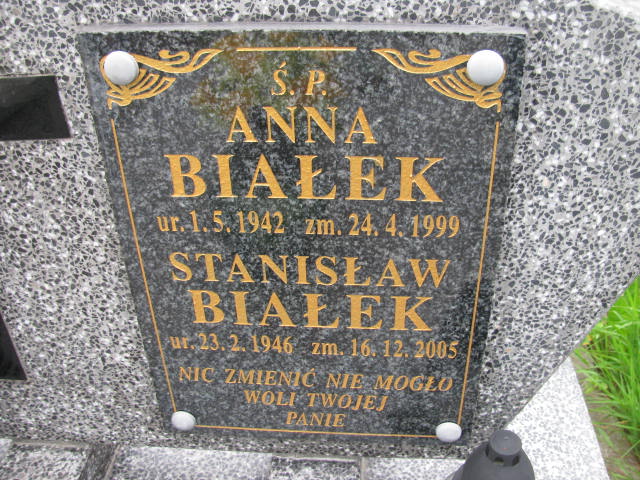 Stanisław Białek 1946 Łańcut - Grobonet - Wyszukiwarka osób pochowanych