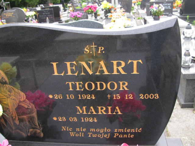 Teodor Lenart 1924 Łańcut - Grobonet - Wyszukiwarka osób pochowanych