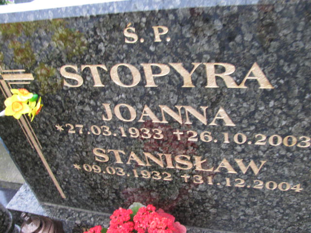 Joanna Stopyra 1933 Łańcut - Grobonet - Wyszukiwarka osób pochowanych