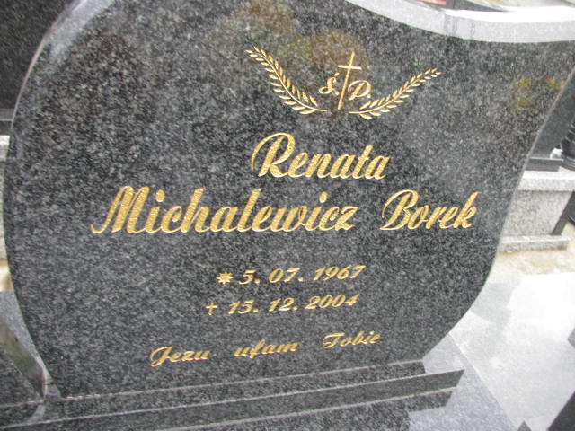Renata Michalewicz 1967 Łańcut - Grobonet - Wyszukiwarka osób pochowanych