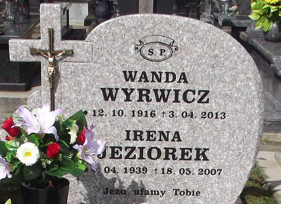 Irena Jeziorek 1939 Łańcut - Grobonet - Wyszukiwarka osób pochowanych
