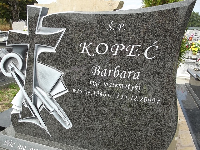 Barbara Kopeć 1946 Łańcut - Grobonet - Wyszukiwarka osób pochowanych