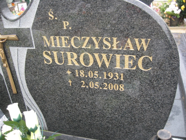 Mieczysław Surowiec 1931 Łańcut - Grobonet - Wyszukiwarka osób pochowanych